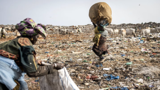 Waste pickers in Senegal in 2021