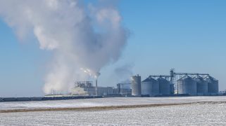 The Poet bioprocessing plant in Jewell, Iowa,