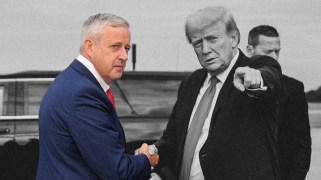 michael whatley shaking hands with Trump