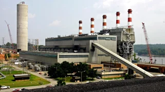 A coal-fired power plant